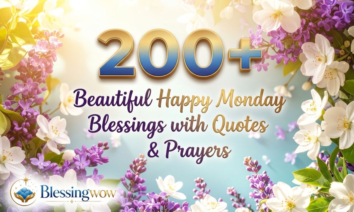 200+ Beautiful Happy Monday Blessings with Quotes & Prayers