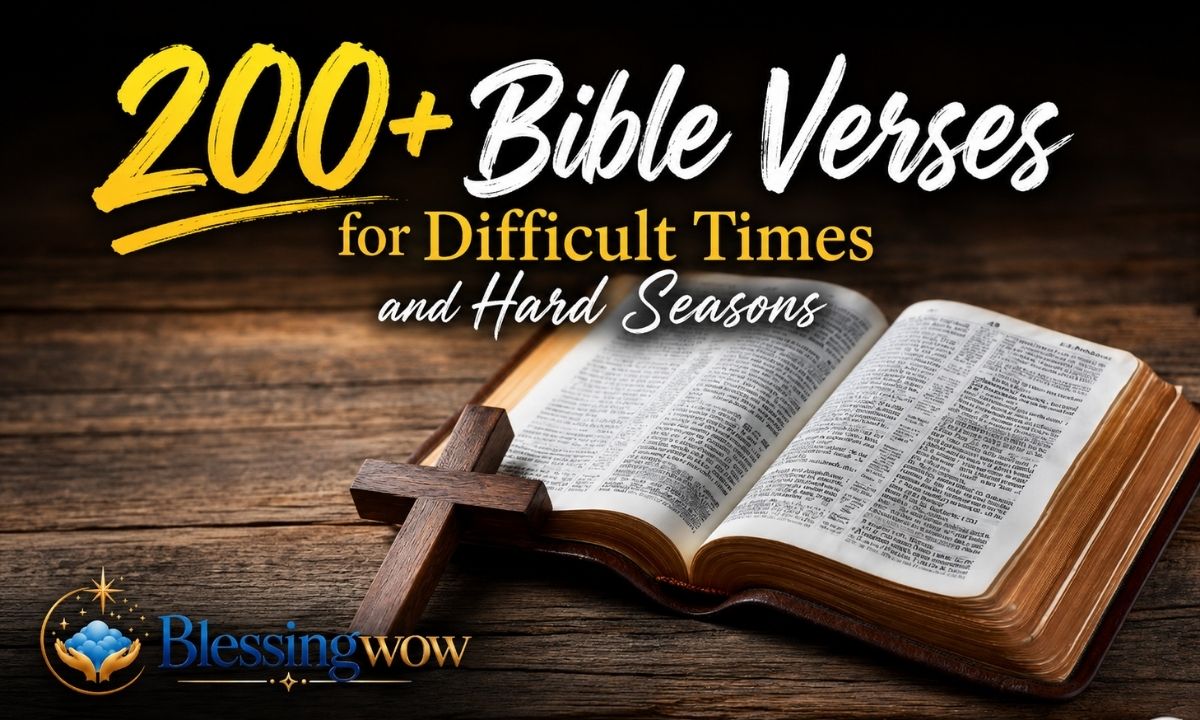 200+ Encouraging Bible Verses for Difficult Times and Hard Seasons