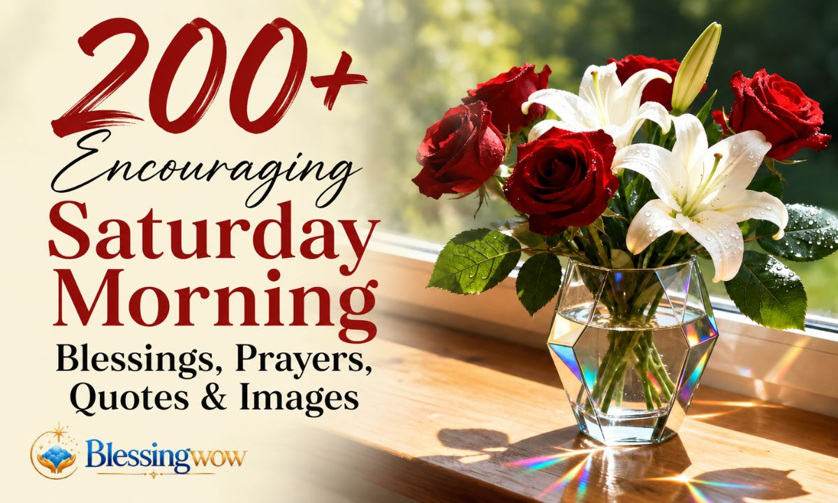200+ Encouraging Saturday Morning Blessings, Prayers, Quotes & Images