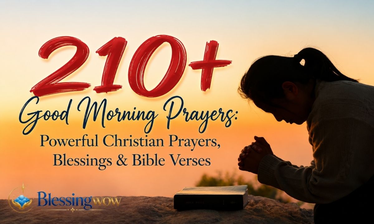210+ Good Morning Prayers Powerful Christian Prayers, Blessings & Bible Verses