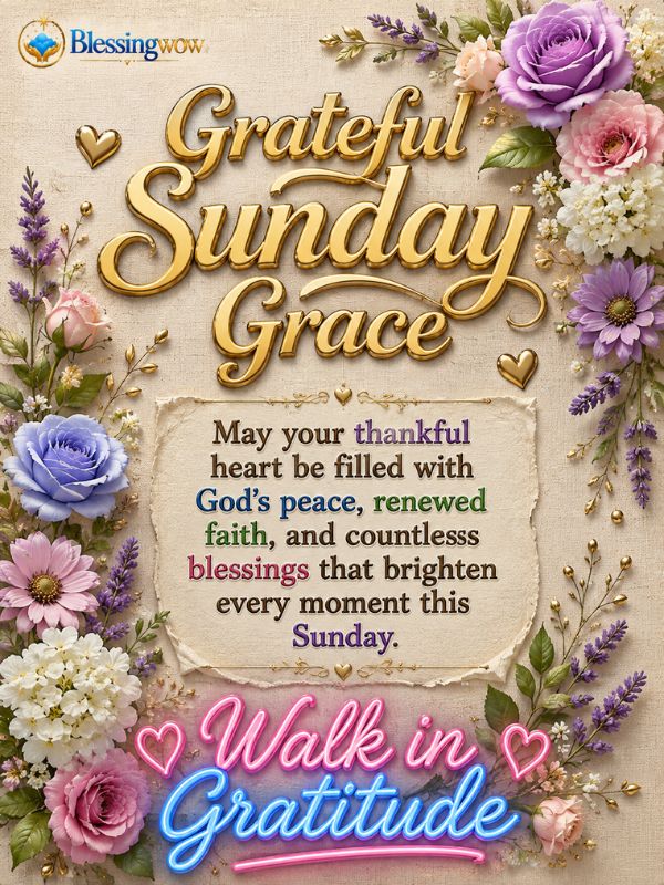 Thankful Sunday Blessings