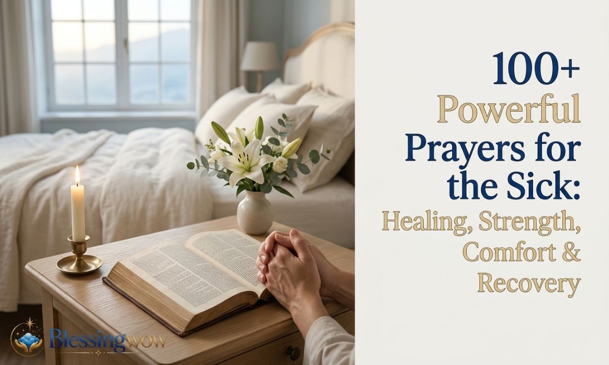 100+ Powerful Prayers for the Sick Healing, Strength, Comfort & Recovery