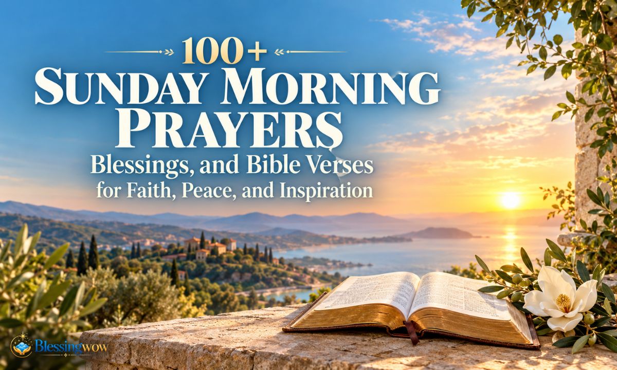 100+ Sunday Morning Prayers, Blessings, and Bible Verses for Faith, Peace, and Inspiration