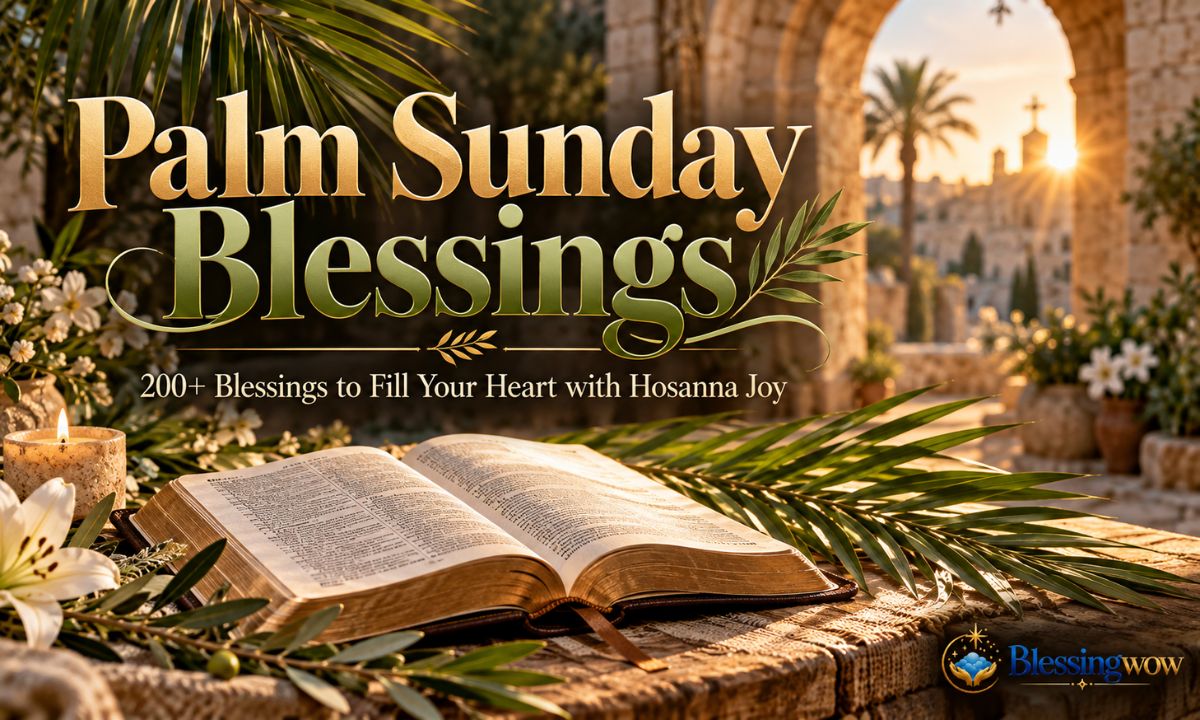 200+ Palm Sunday Blessings to Fill Your Heart with Hosanna Joy
