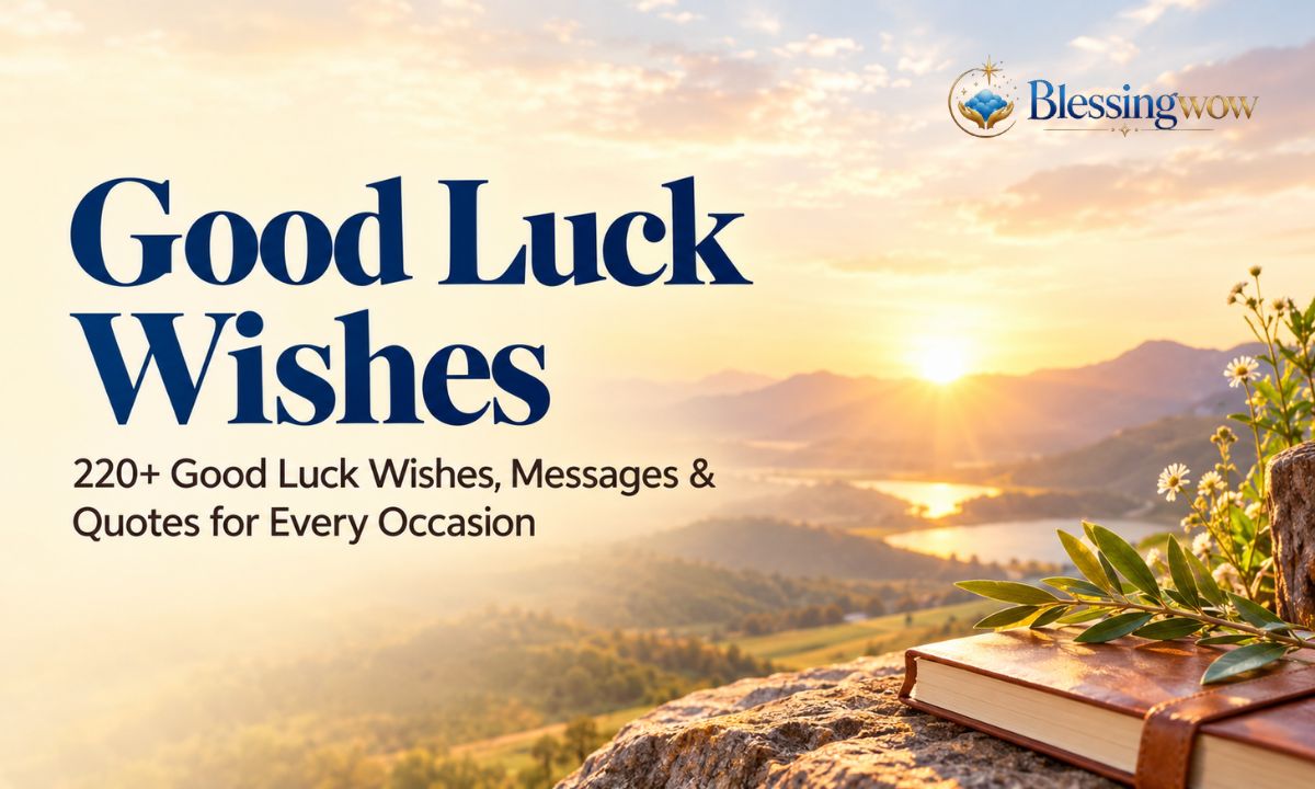 220+ Good Luck Wishes, Messages & Quotes for Every Occasion