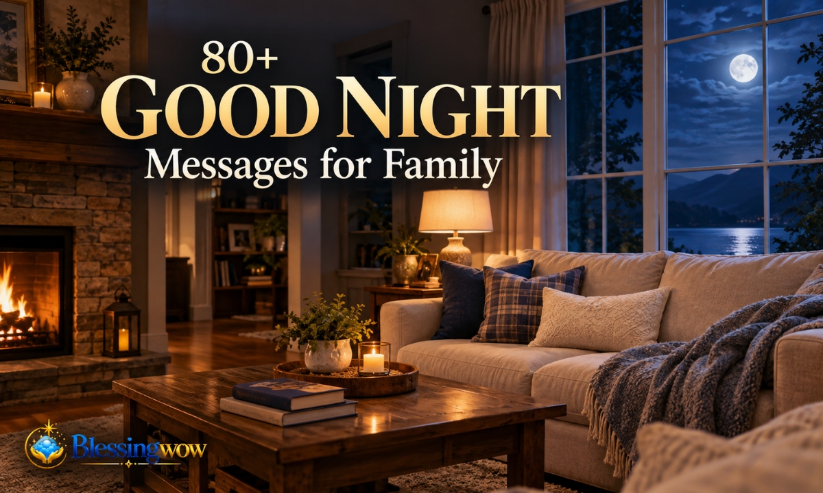 80+ Good Night Messages for Family