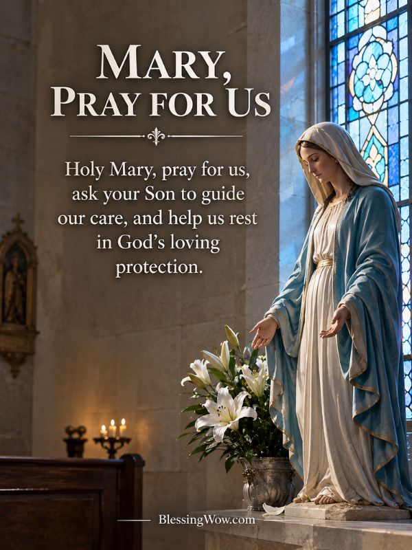Prayer for Mary's Intercession Before Surgery
