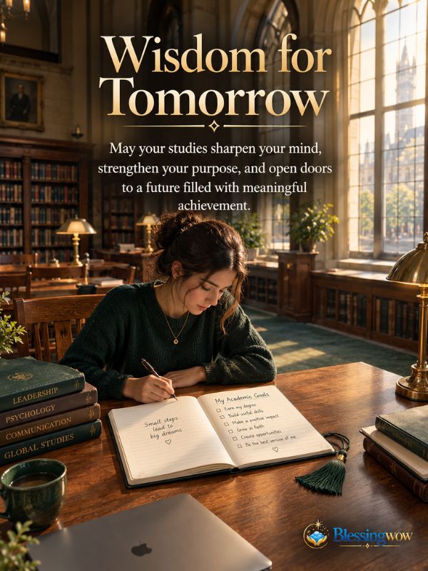 Blessings for Academic Success