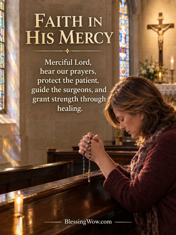 Prayers Before Surgery for Healing and Protection