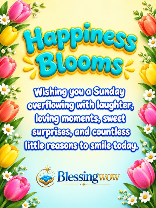 Sunday Wishes Filled with Love and Happiness