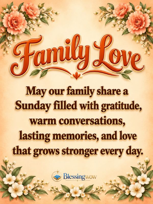 Sunday Wishes for the Whole Family