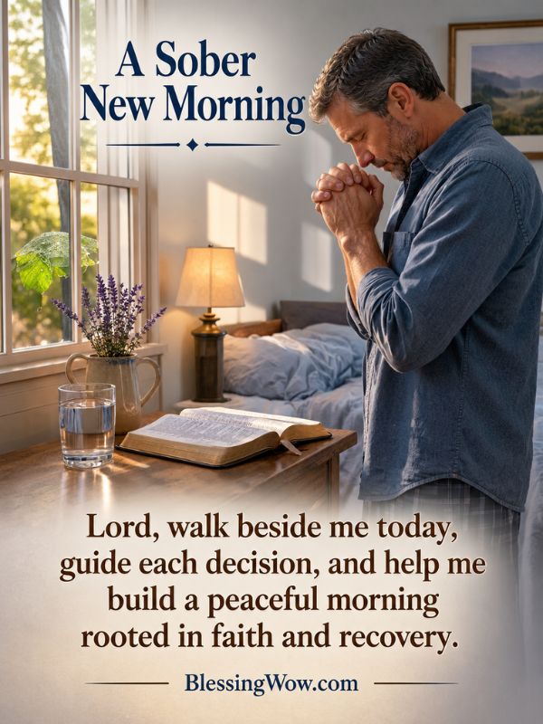 A Morning Prayer to Begin the Day Without Alcohol
