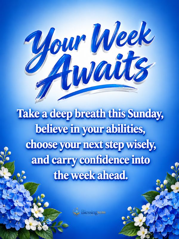 Sunday Morning Messages for a Better Week