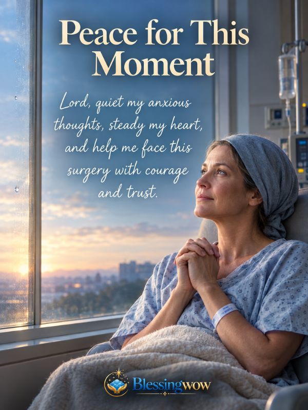Prayers Before Surgery for Peace and Courage