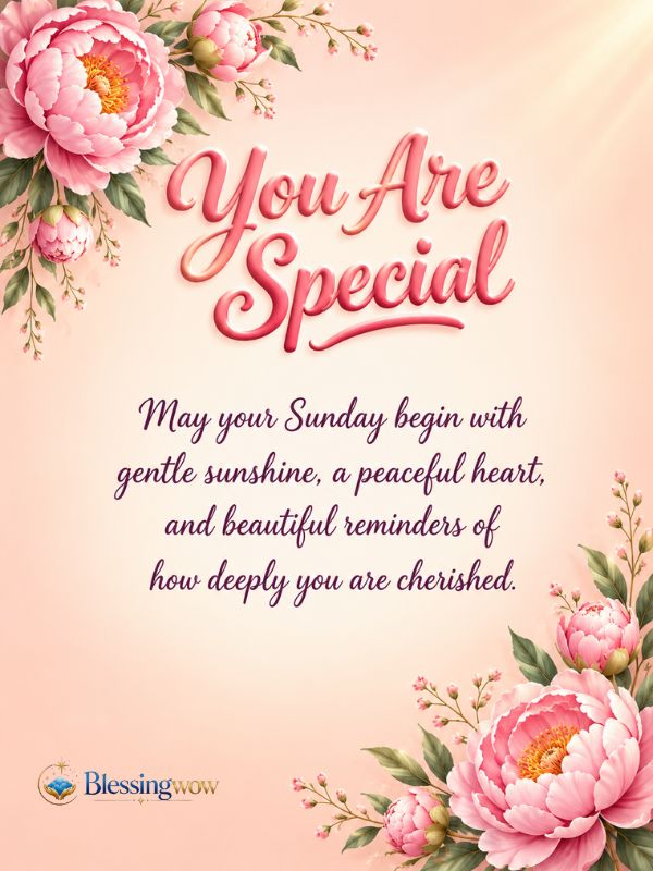 Sunday Morning Greetings to Make Someone Feel Special
